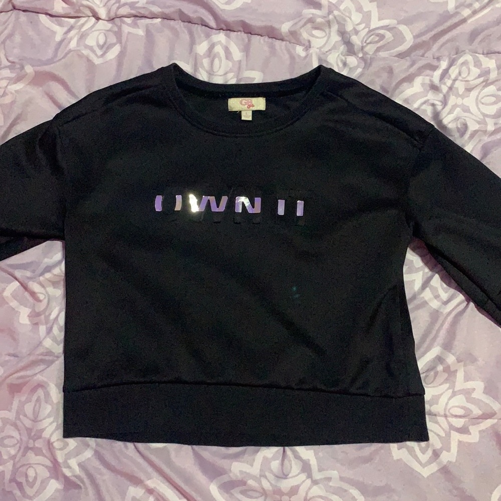 GB girls OWN IT long sleeve shirt